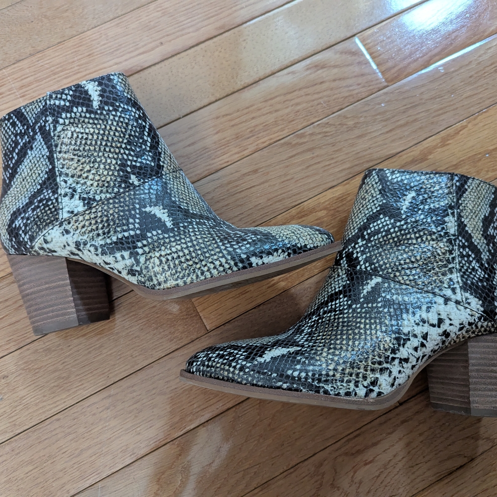 Women's Madewell Snakeskin Ankle Boots